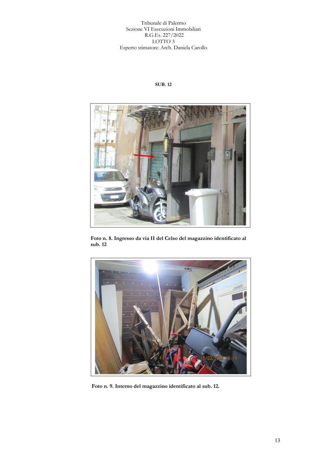 Magazzino o deposito in P.zza Vincenzo Linares a Palermo — 12.000 € — asta giudiziaria — fotografia 6