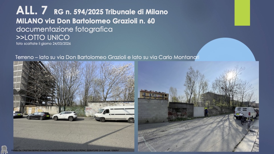 Terreno a Milano