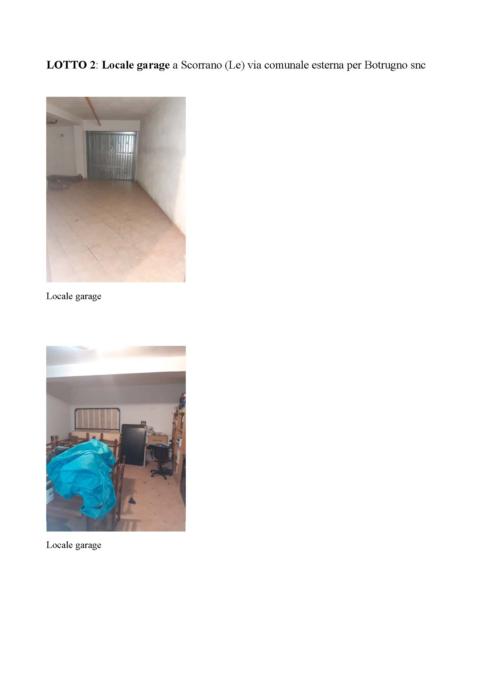 Posto auto a Scorrano, Lecce