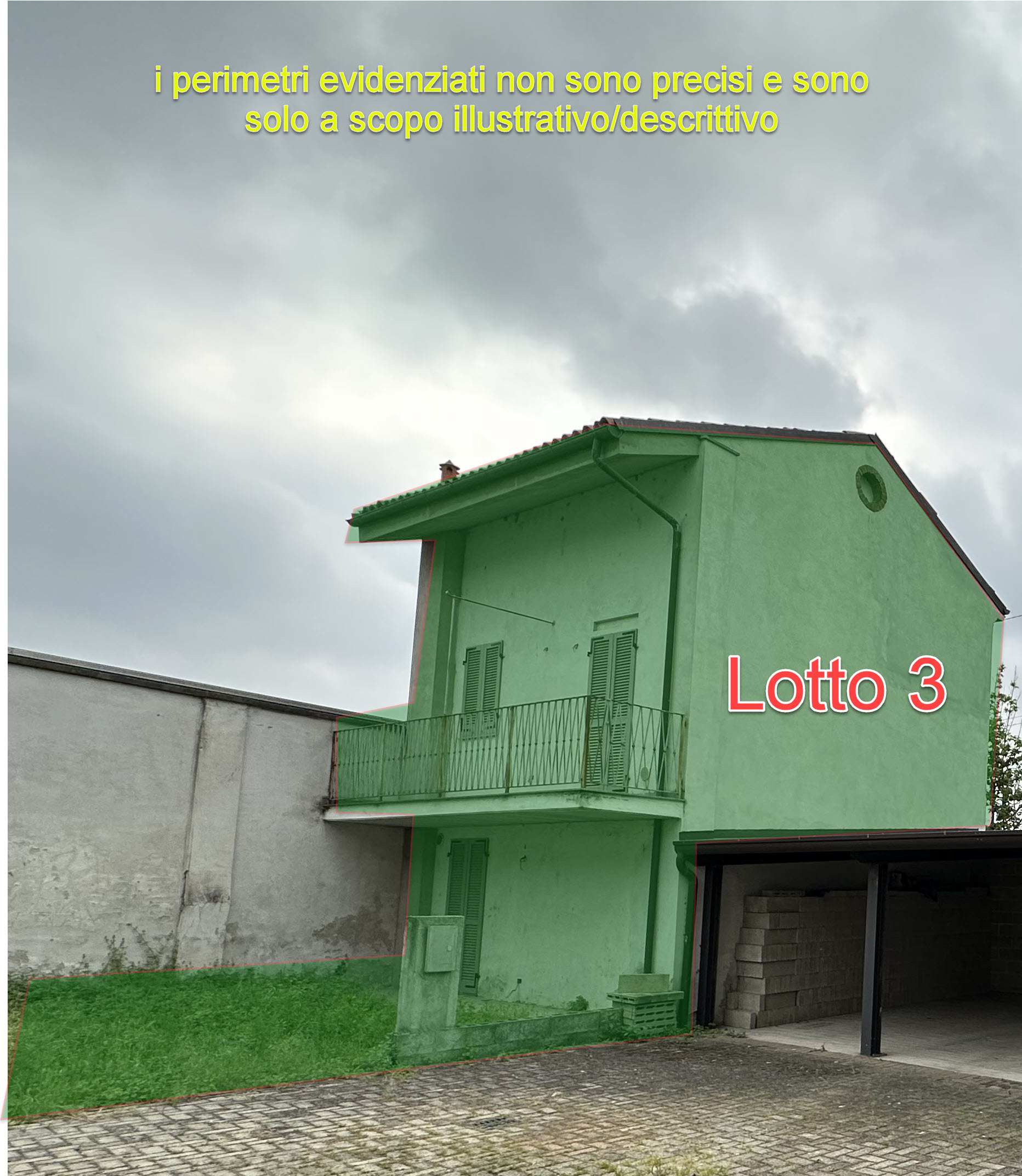 Fabbricato in costruzione a Trino, Vercelli