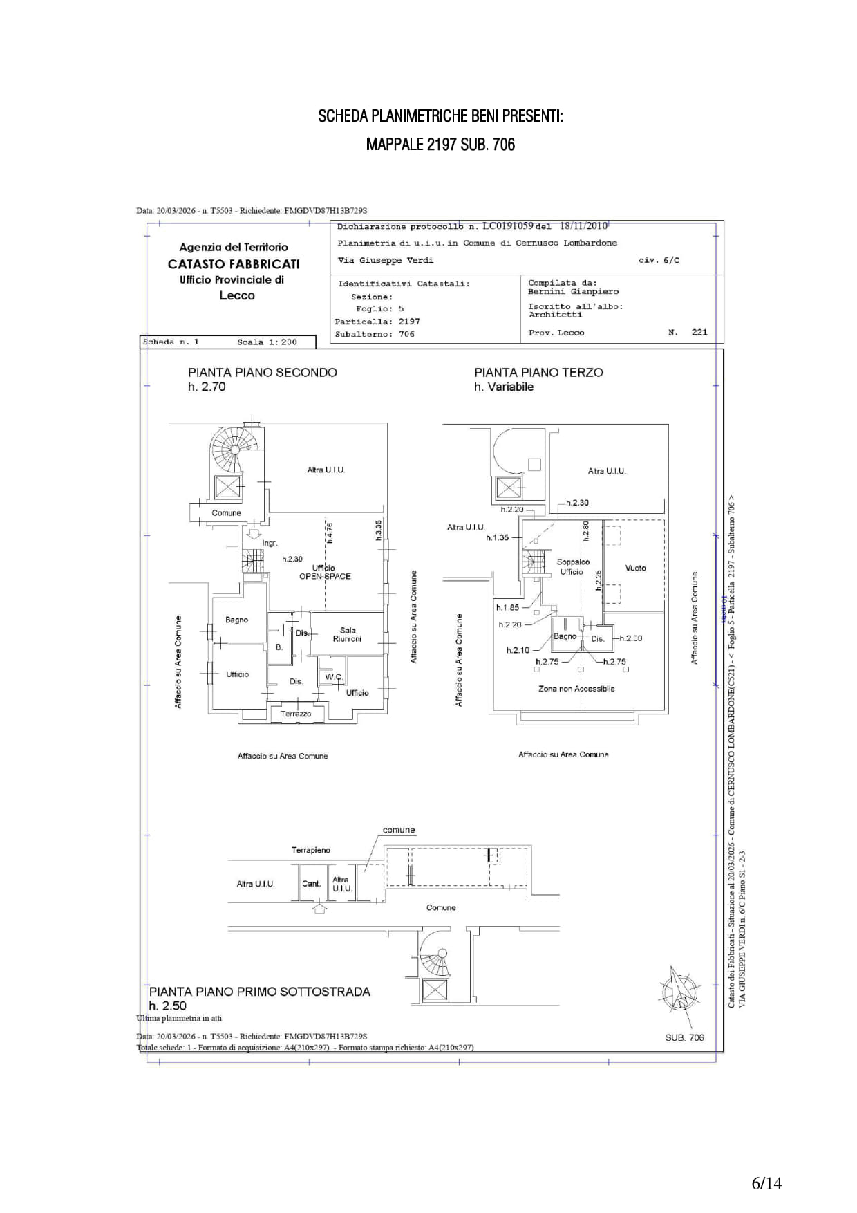 Ufficio a Cernusco Lombardone (Lecco) — 251.800 € — asta giudiziaria — fotografia 3