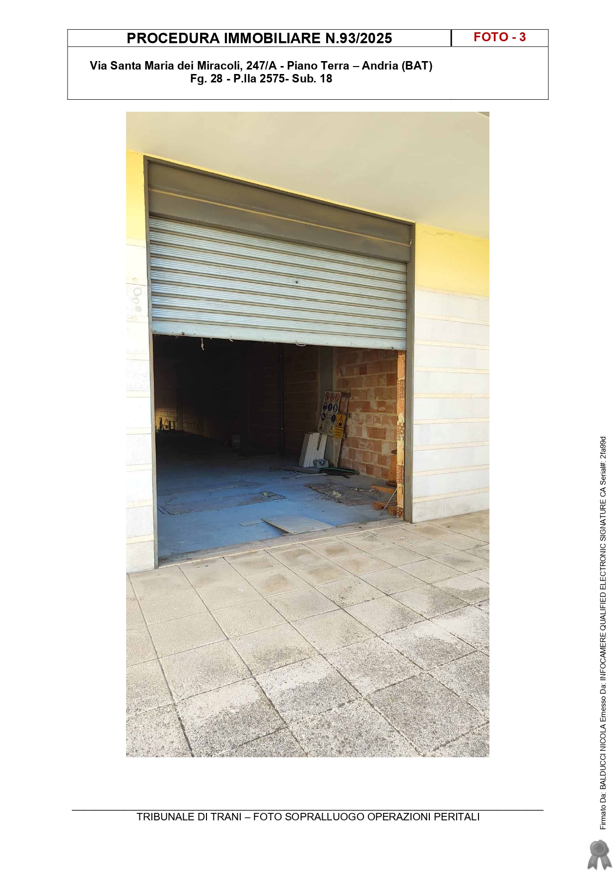 Negozio o bottega a Andria (Barletta-Andria-Trani) — 149.956 € — asta giudiziaria — fotografia 3