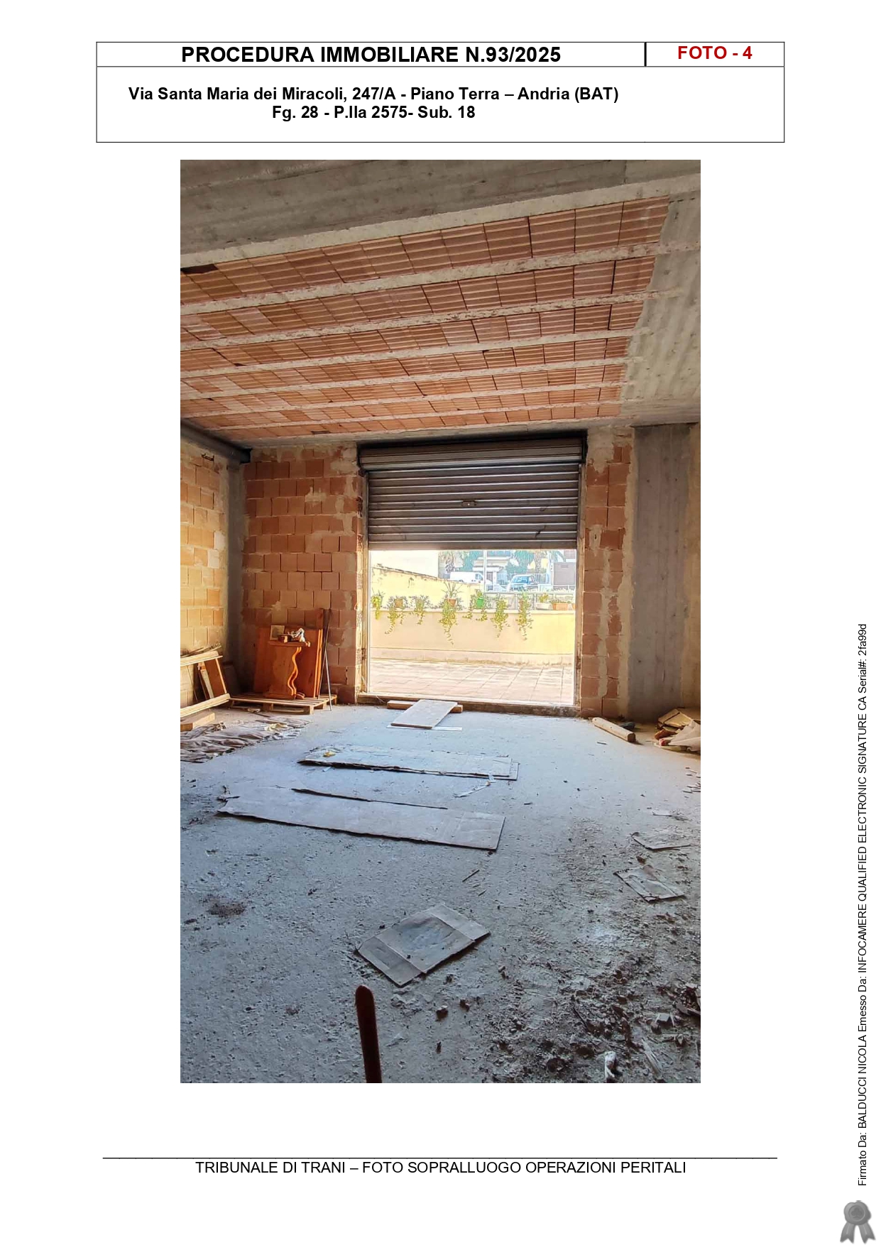 Negozio o bottega a Andria (Barletta-Andria-Trani) — 149.956 € — asta giudiziaria — fotografia 4