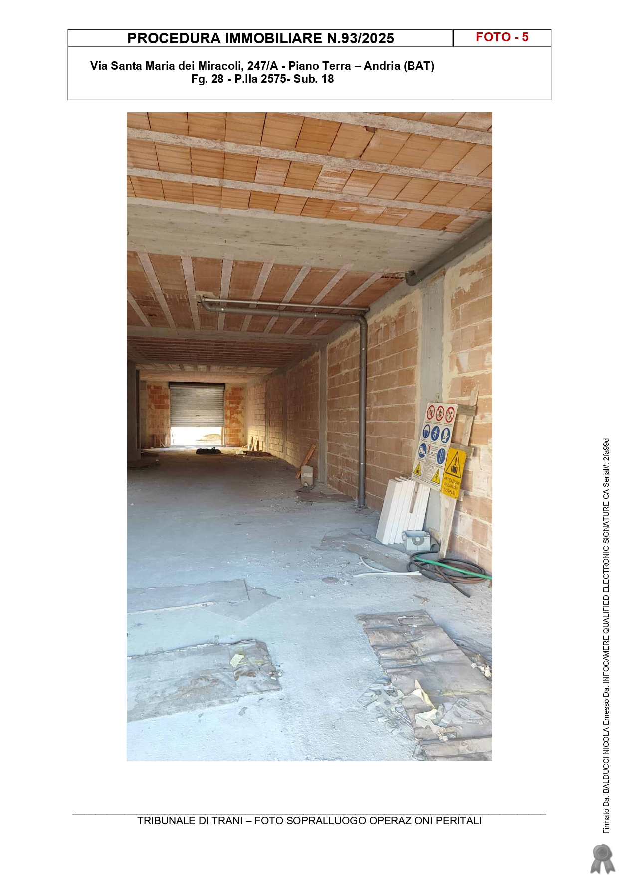 Negozio o bottega a Andria (Barletta-Andria-Trani) — 149.956 € — asta giudiziaria — fotografia 5