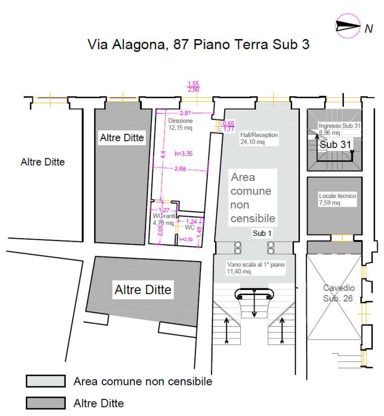 Negozio in in Via Gian Battista Alagona… a Siracusa — asta giudiziaria — fotografia 3