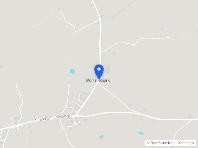Mappa di San Costanzo, Pesaro e Urbino