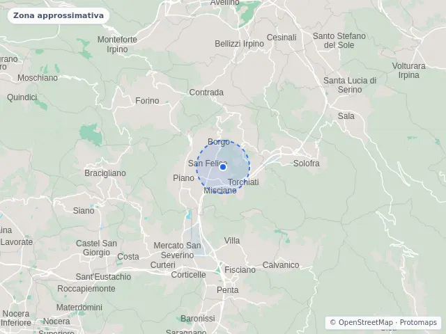 Mappa di Montoro, Avellino