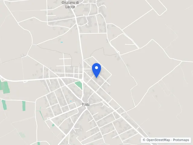 Mappa di Patù, Lecce