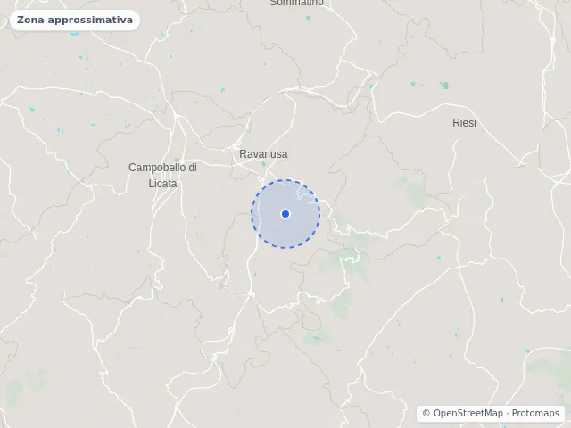 Mappa di Ravanusa, Agrigento