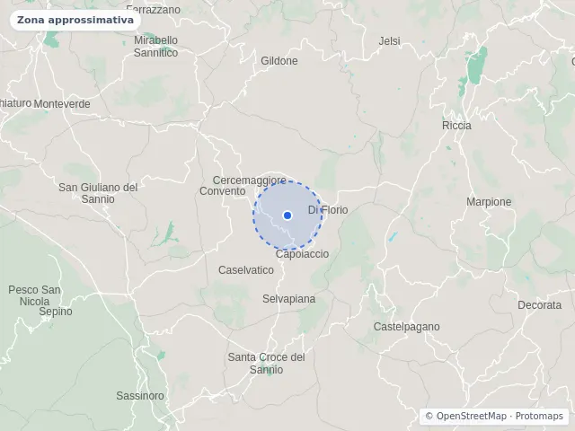 Mappa di Cercemaggiore, Campobasso