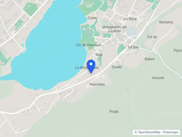 Mappa di Monasterolo del Castello, Bergamo