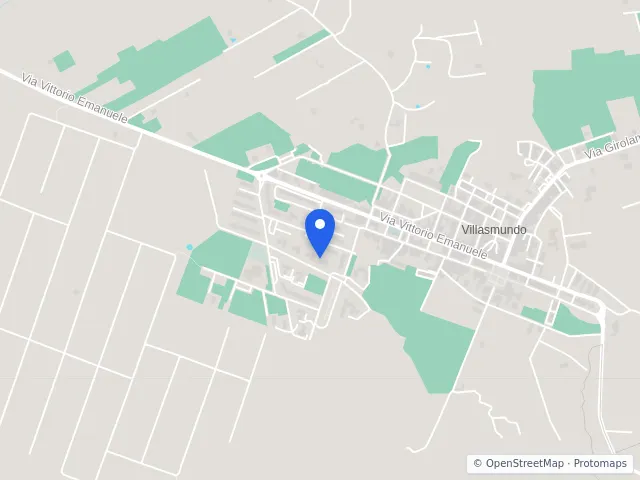 Mappa di Melilli, Siracusa