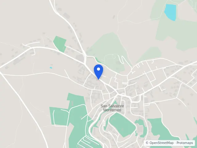 Mappa di San Salvatore Monferrato, Alessandria