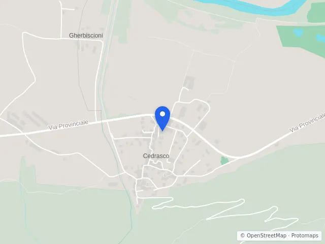 Mappa di Cedrasco, Sondrio