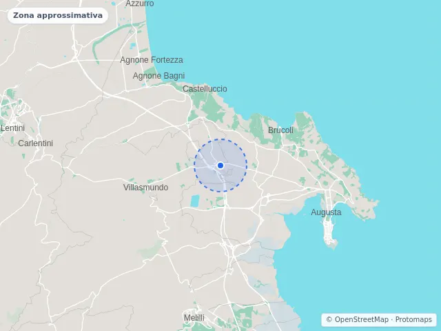 Mappa di Augusta, Siracusa