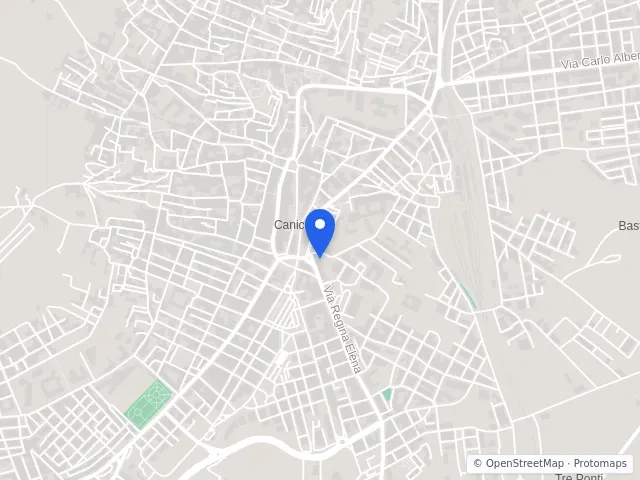 Mappa di Canicattì, Agrigento