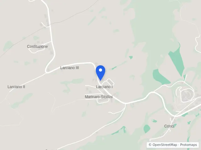 Mappa di Monte Vidon Corrado, Fermo