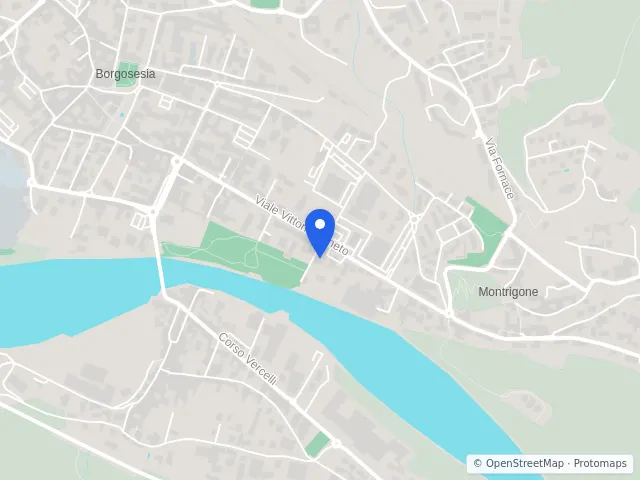 Mappa di Borgosesia, Vercelli