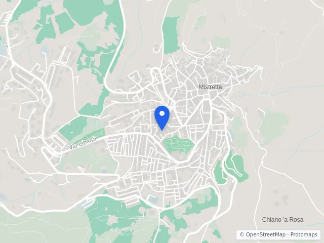 Mappa di Mistretta, Messina