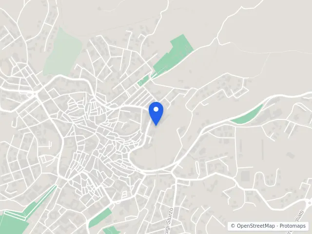 Mappa di Tempio Pausania, Sassari