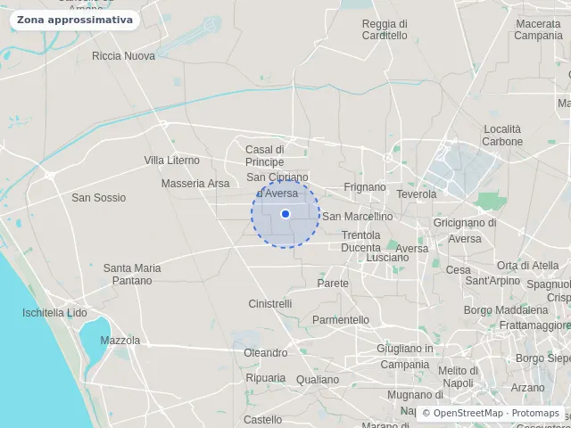 Mappa di Casapesenna, Caserta