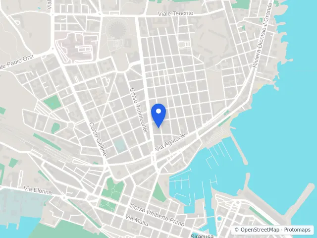 Mappa di Siracusa