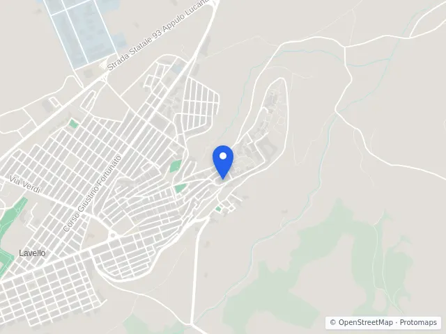 Mappa di Lavello, Potenza