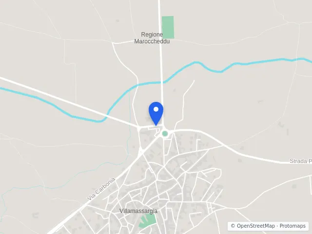 Mappa di Villamassargia, Sud Sardegna