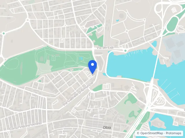 Mappa di Olbia, Sassari