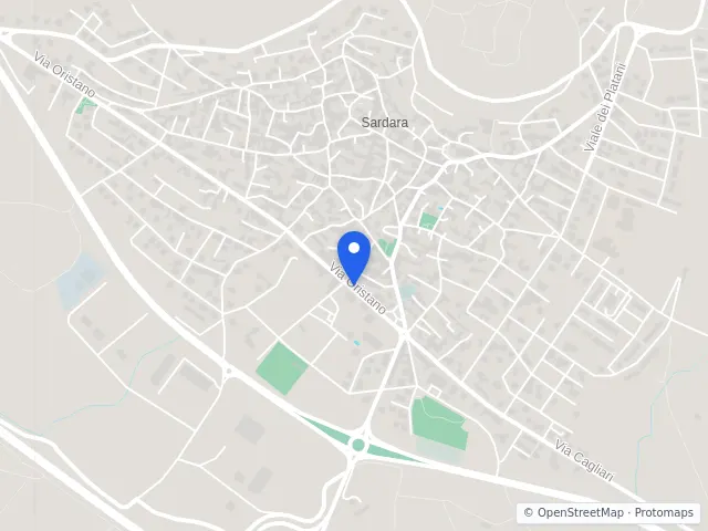 Mappa di Sardara, Sud Sardegna