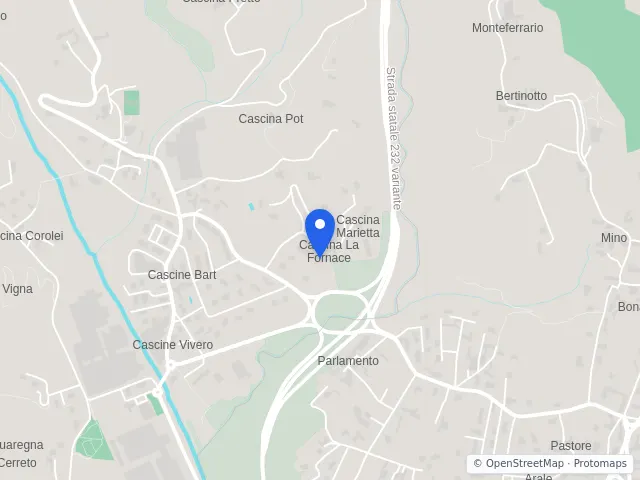 Mappa di Quaregna Cerreto, Biella