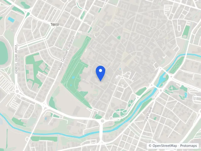 Mappa di Terni