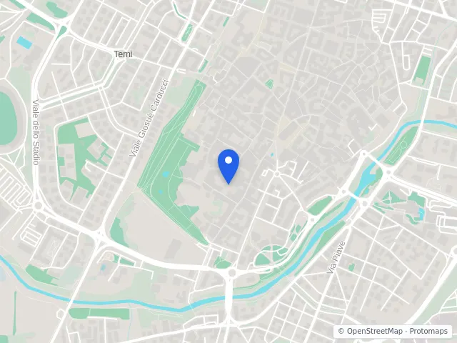 Mappa di Terni