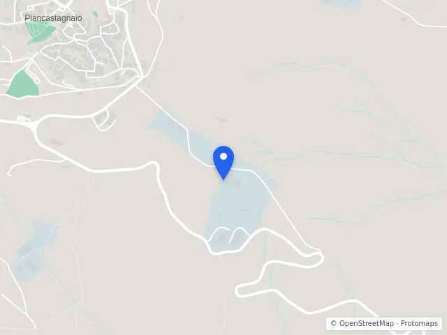 Mappa di Piancastagnaio, Siena