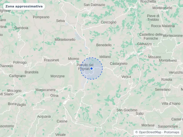Mappa di Pavullo nel Frignano, Modena