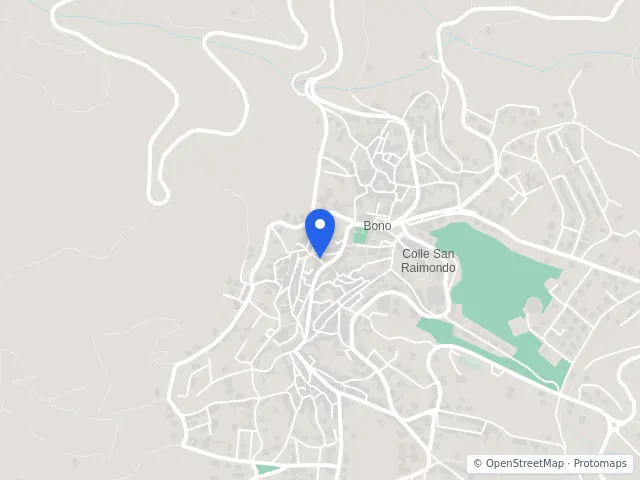 Mappa di Bono, Sassari