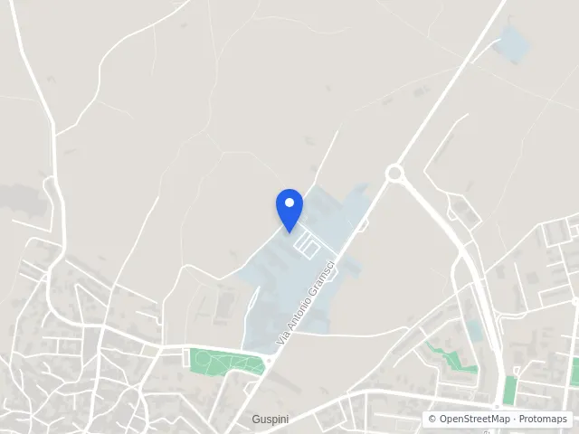 Mappa di Guspini, Sud Sardegna