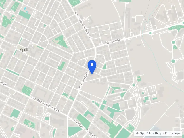 Mappa di Aprilia, Latina