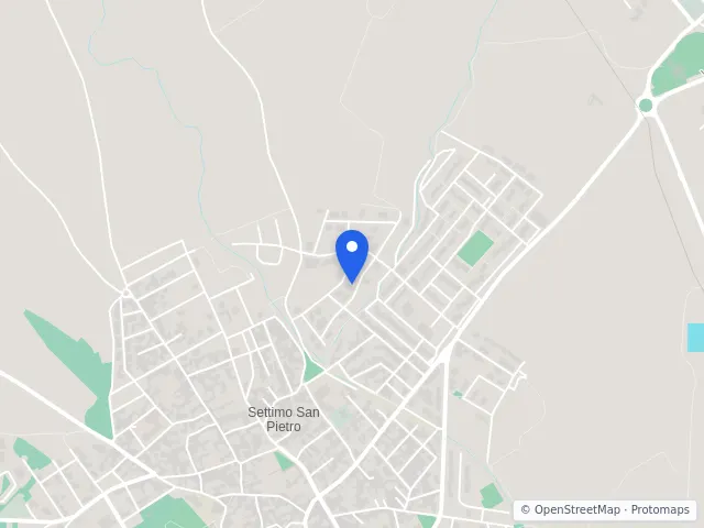 Mappa di Settimo San Pietro, Cagliari