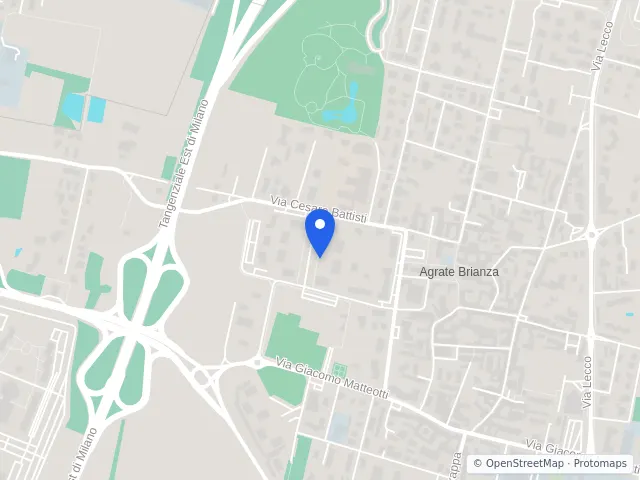 Mappa di Agrate Brianza, Monza e della Brianza
