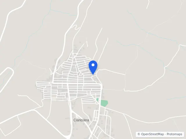 Mappa di Cianciana, Agrigento