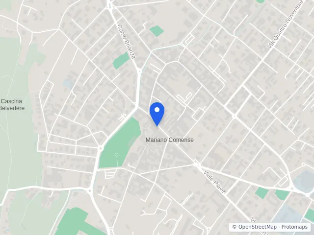 Mappa di Mariano Comense, Como