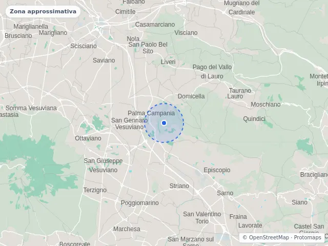 Mappa di Palma Campania, Napoli