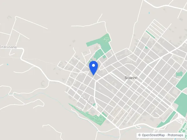 Mappa di Solarino, Siracusa