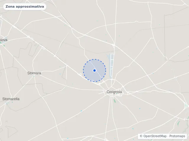 Mappa di Cerignola, Foggia