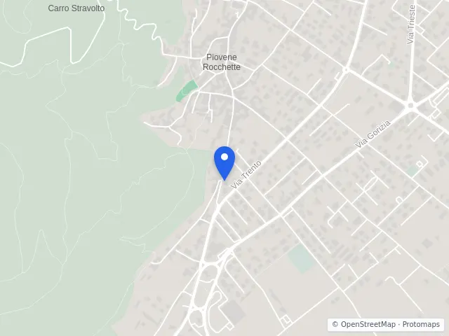 Mappa di Piovene Rocchette, Vicenza