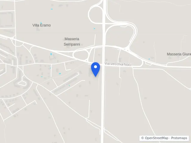 Mappa di Gioia del Colle, Bari