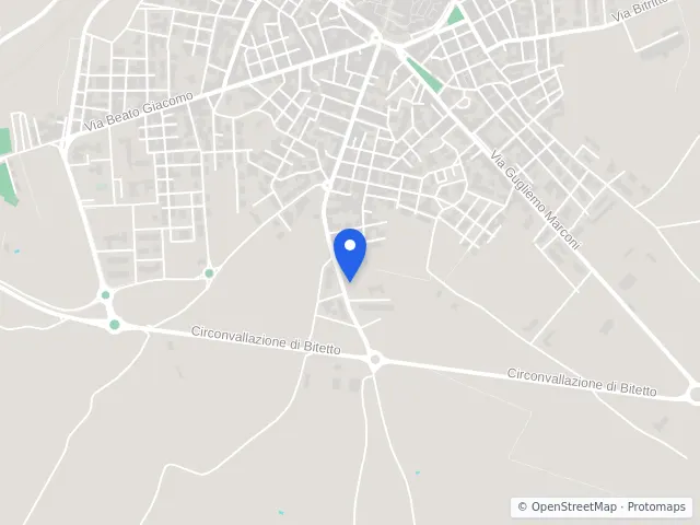 Mappa di Bitetto, Bari