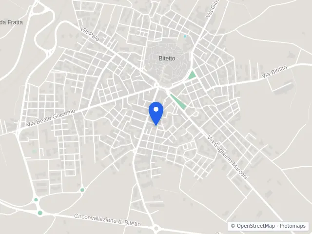 Mappa di Bitetto, Bari