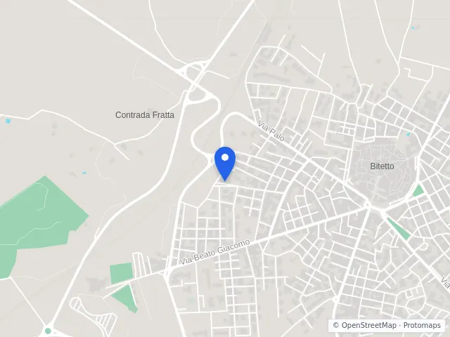 Mappa di Bitetto, Bari